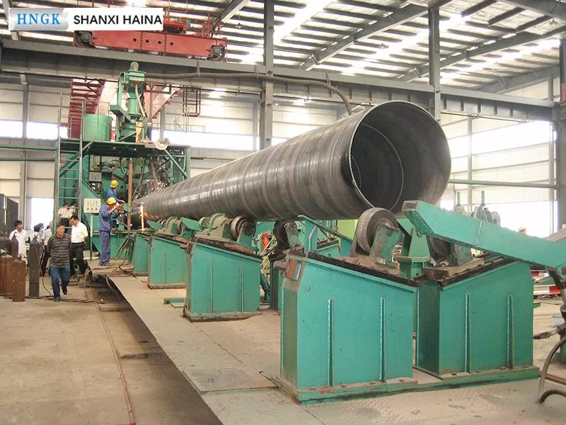 Front Swing Spiral Welded Pipe Mill